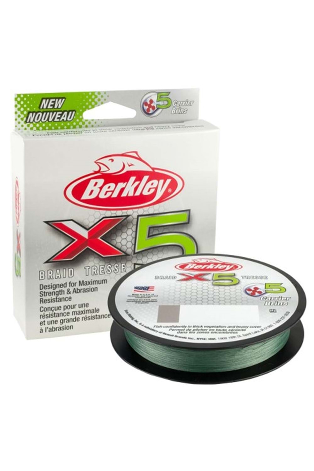 BERKLEY BRAID X5 300 M - 0.20 MM